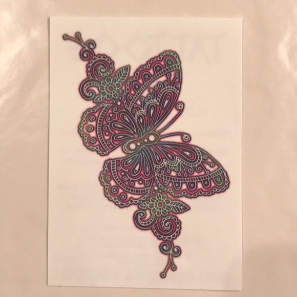 Set of 3 mendhi design temporary tattoos - Picture 5 of 5